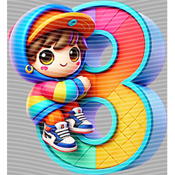 Cartoon letters-CL 680